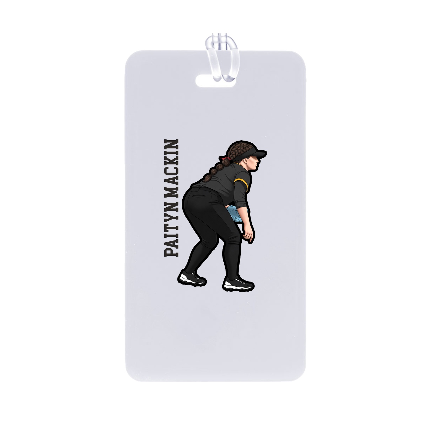 Bag Tag — Name Vertical in Classic
