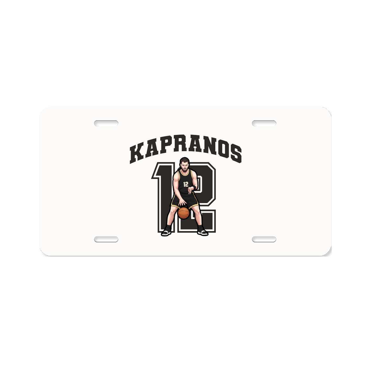 License Plate — Number in Classic