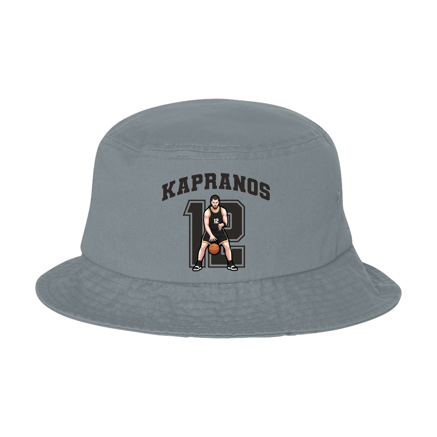 Bucket Cap — Number in Grey