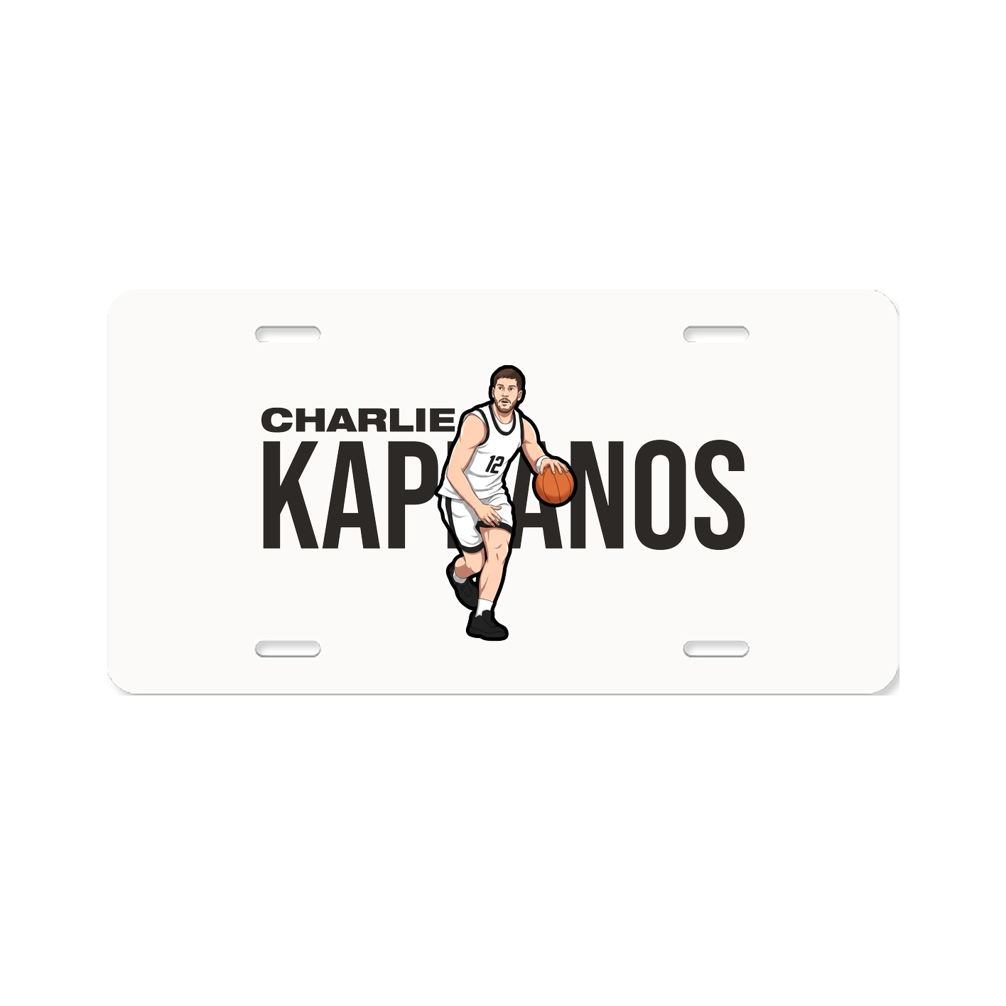License Plate — Player Name in Classic