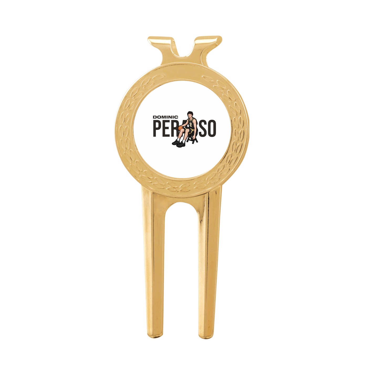 Divot Tool with Ball Marker — Player Name in Classic