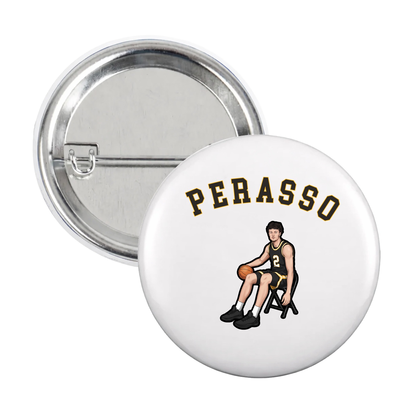 Game Day Button — Shirsey Arch in White