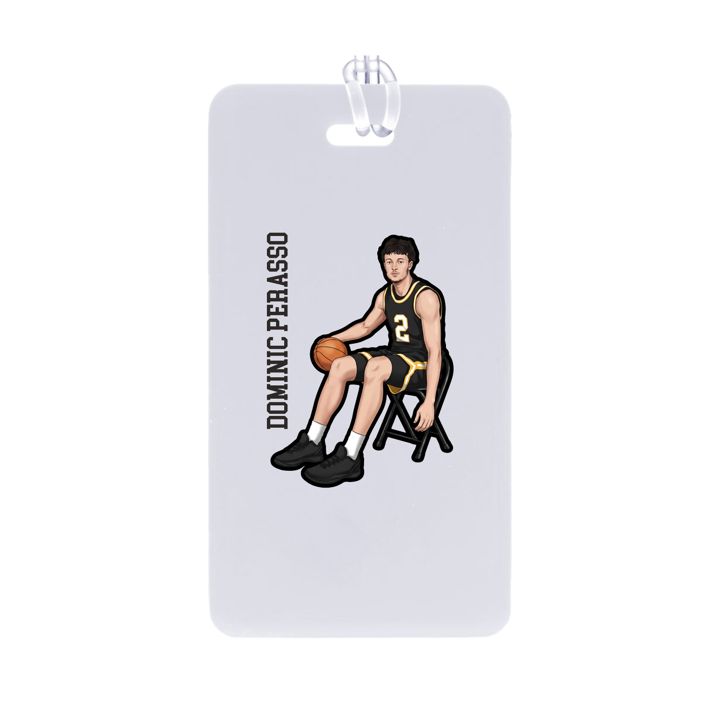 Bag Tag — Name Vertical in Classic