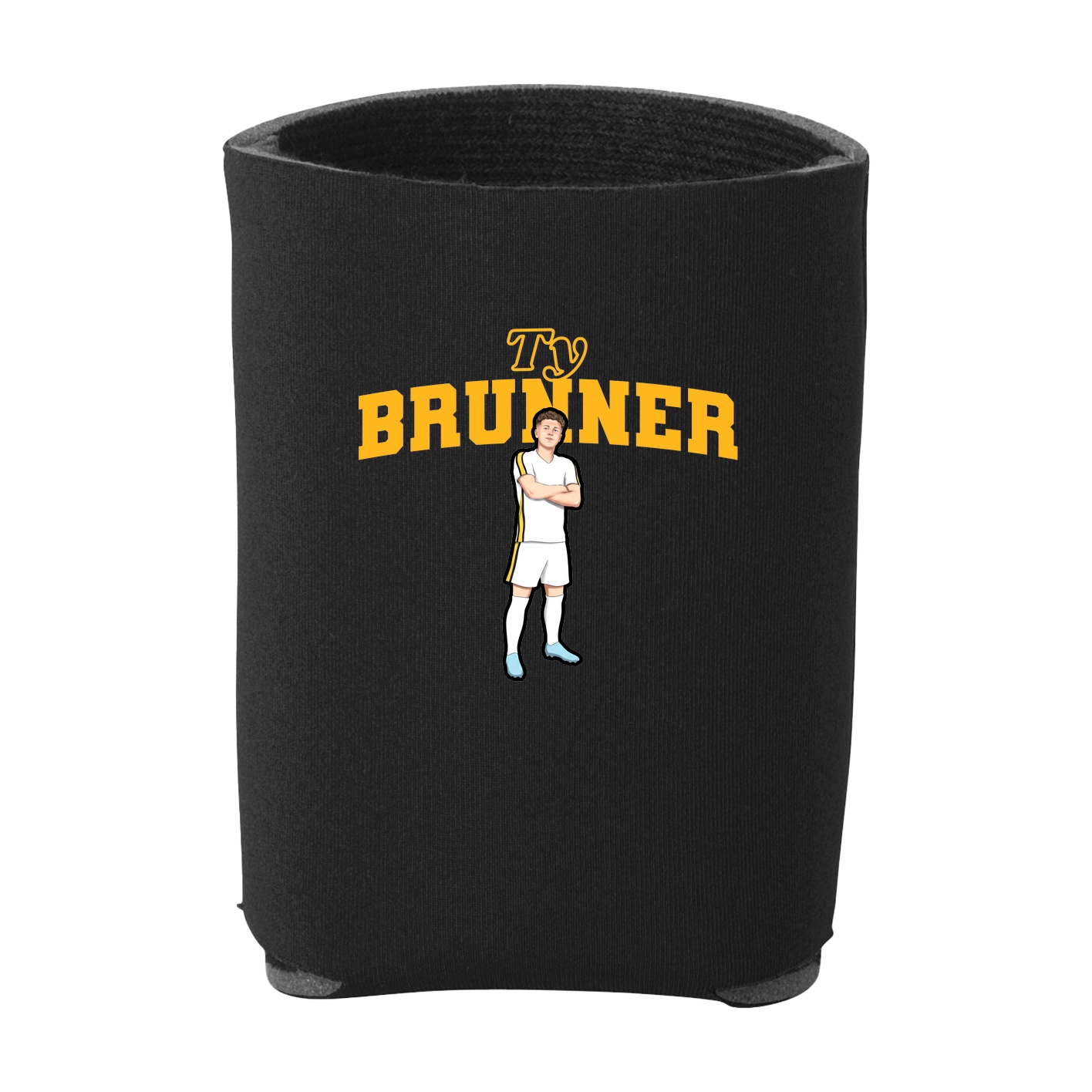 Can Holder — Name Arch in Black