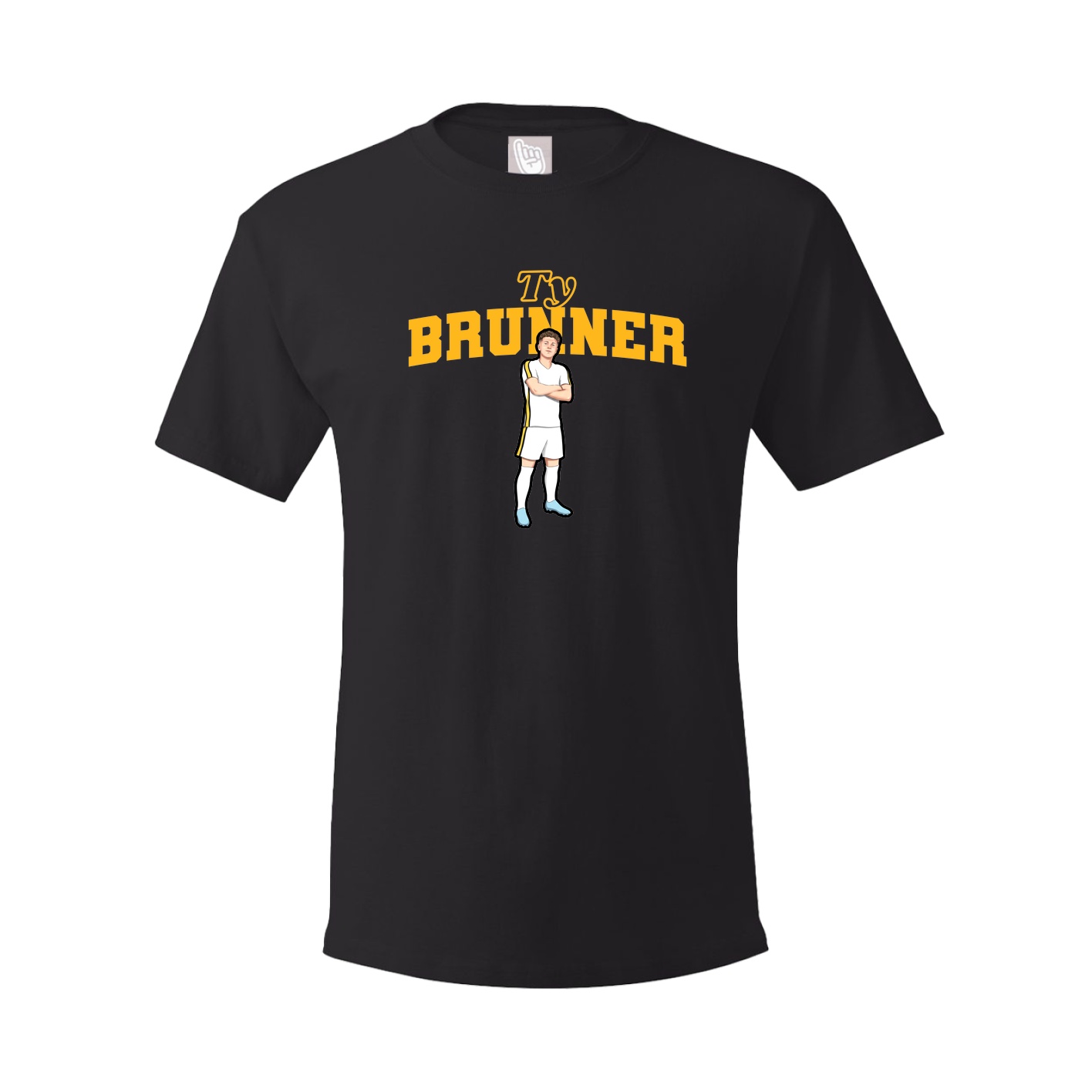 Youth Tee — Name Arch in Black
