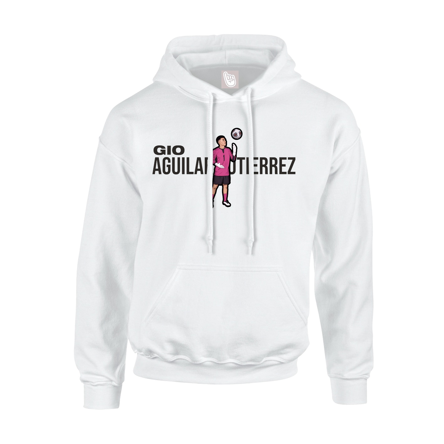Hoodie — Player Name in White