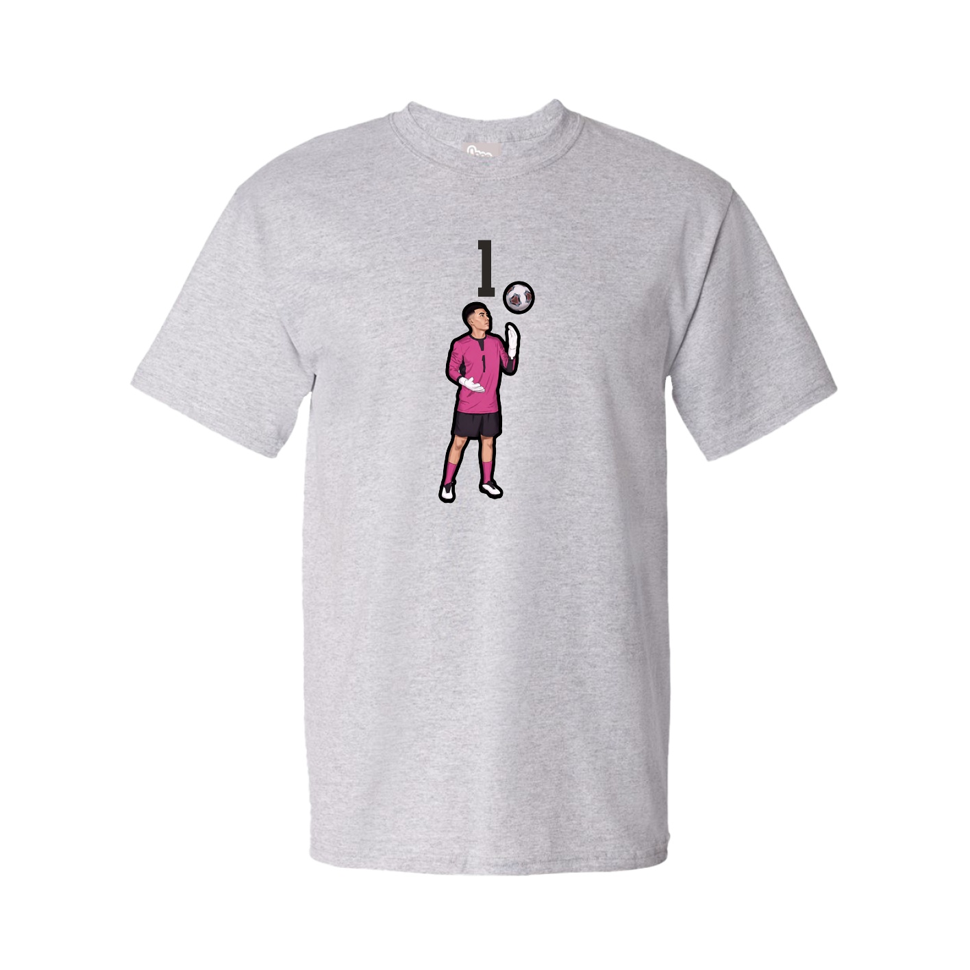 Tee — Number Top in Grey