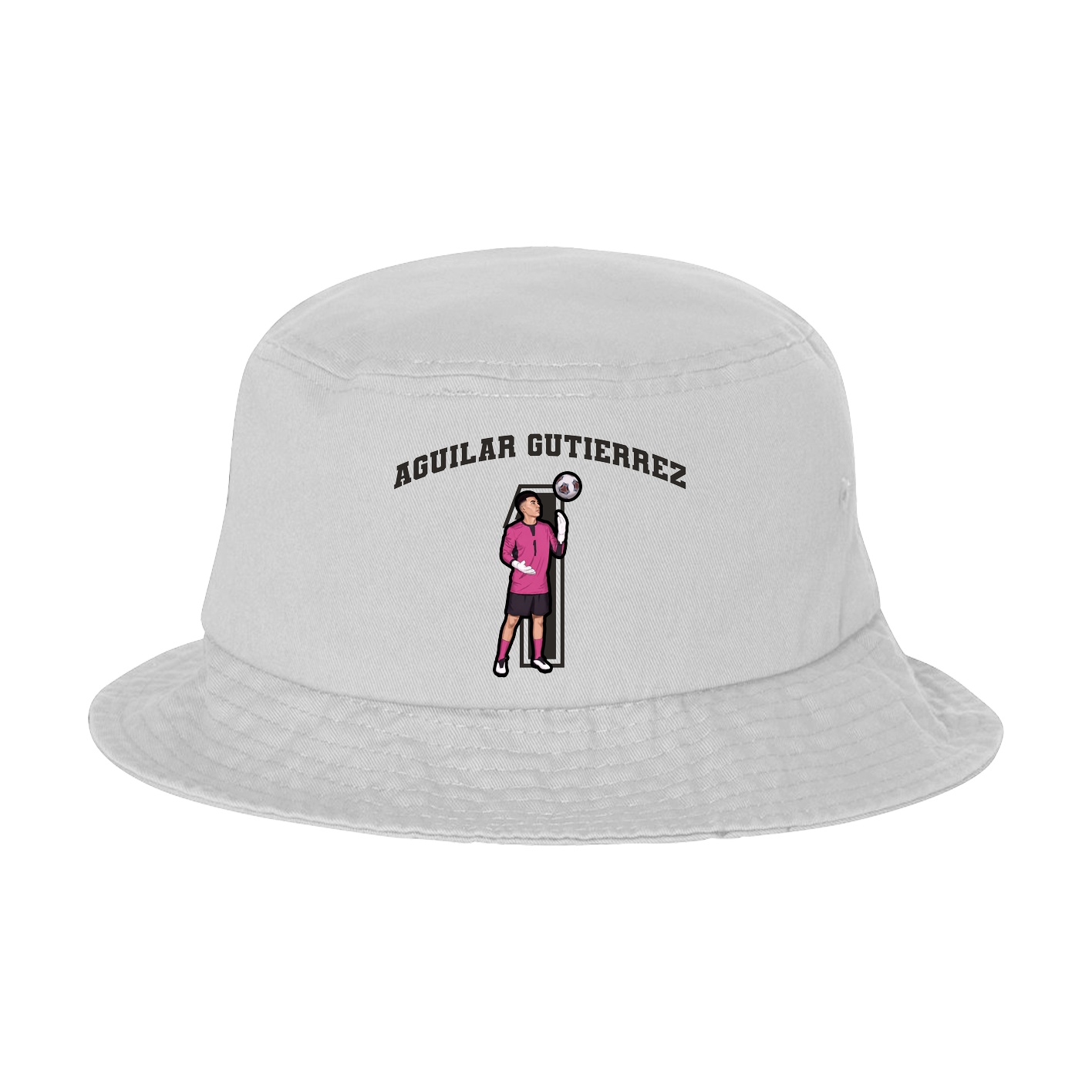 Bucket Cap — Number in White