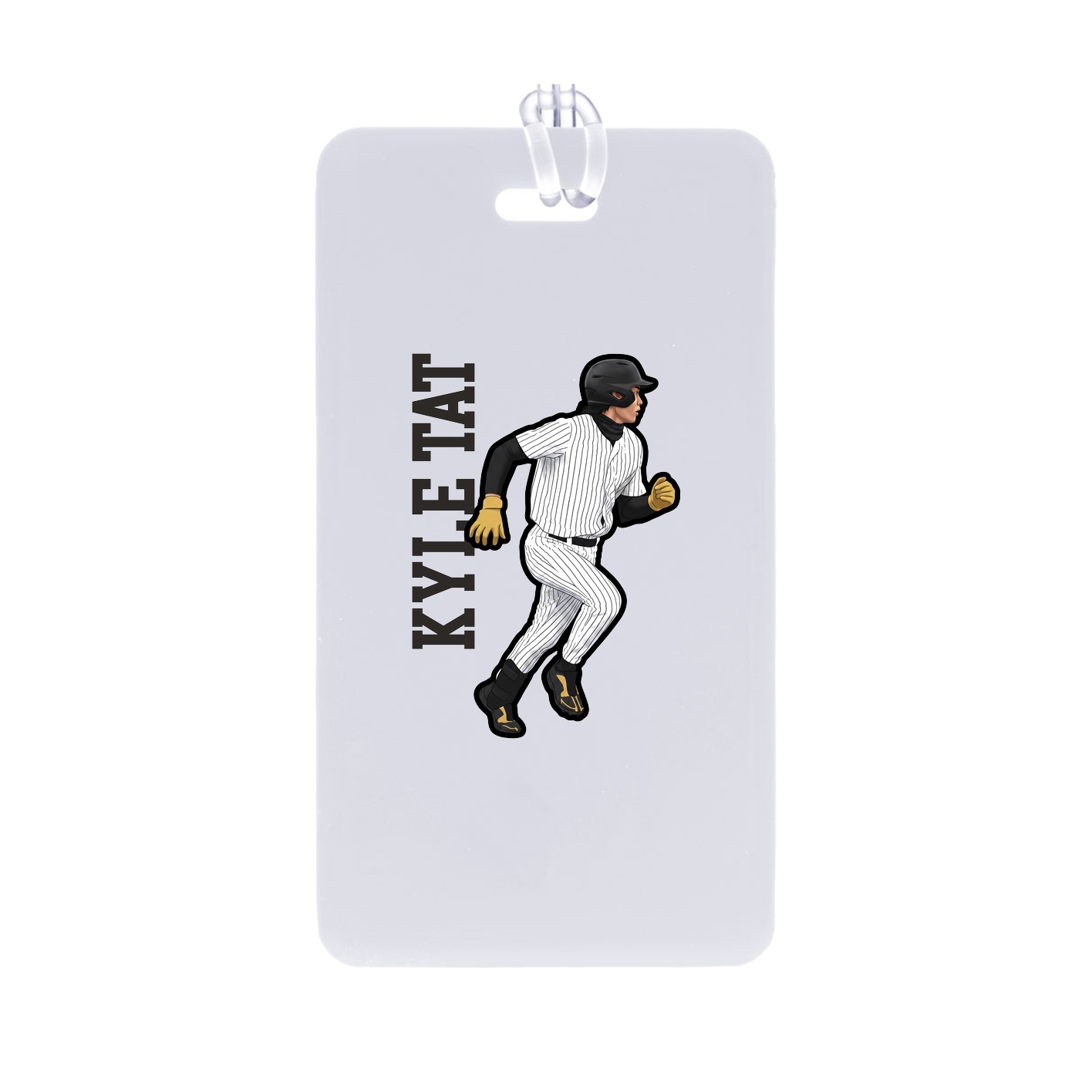 Bag Tag — Name Vertical in Classic