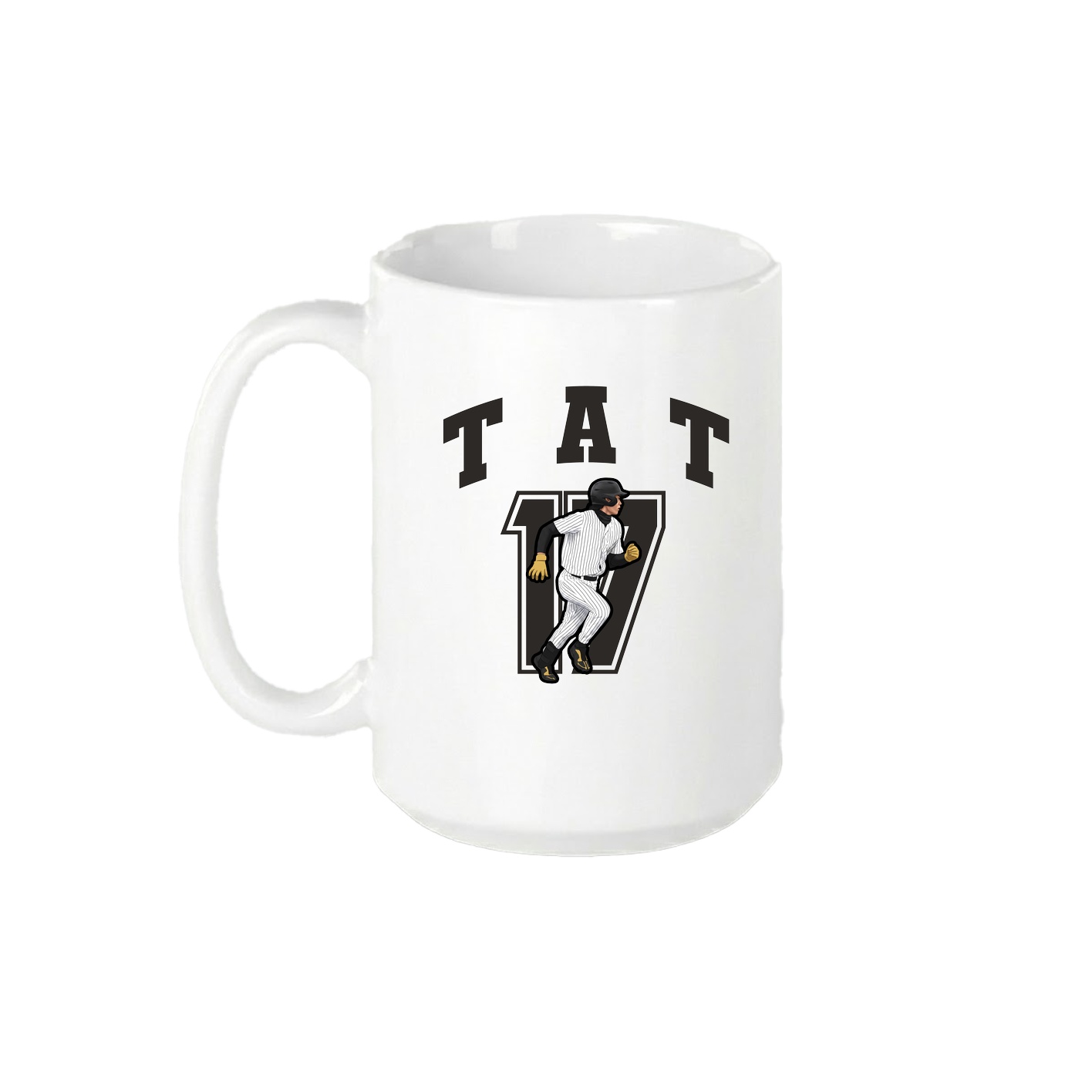 15oz Coffee Mug — Number in White