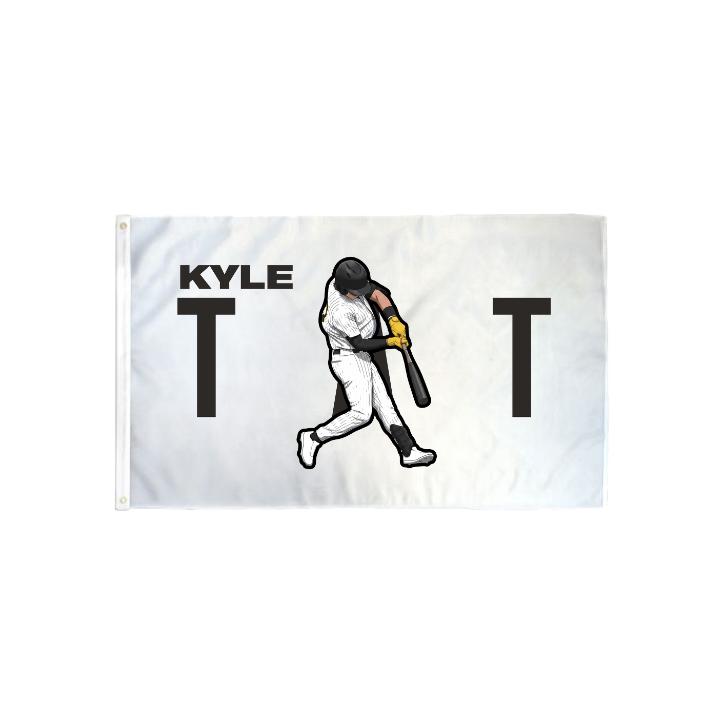 3x5 Flag — Player Name in Classic