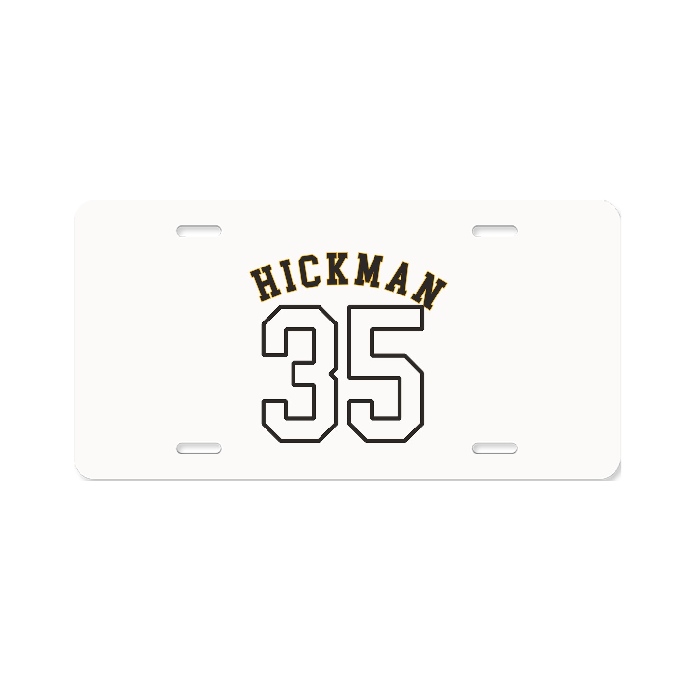 License Plate — Shirsey Arch in Classic