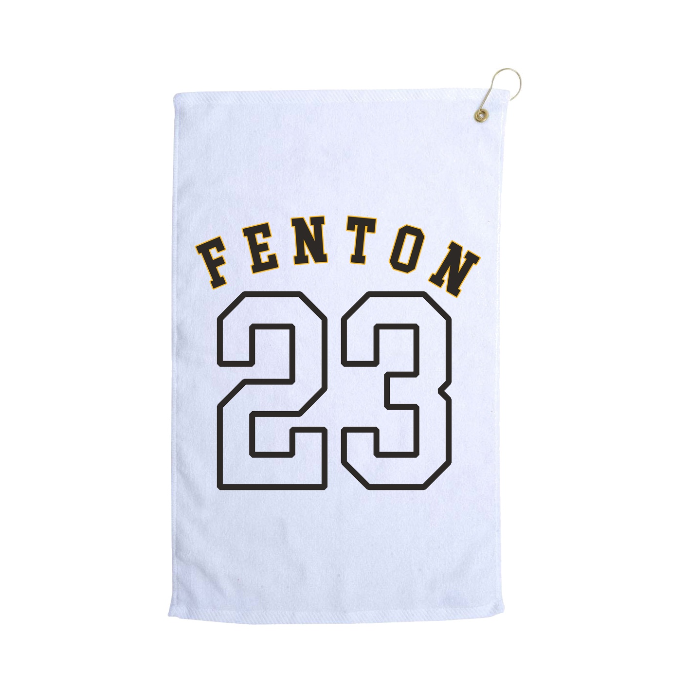 Golf Towel — Shirsey Arch in White