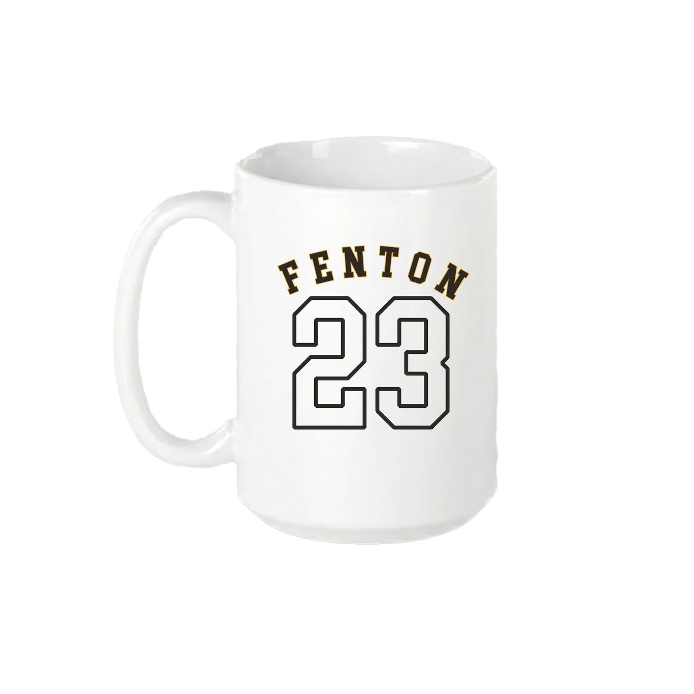 15oz Coffee Mug — Shirsey Arch in White