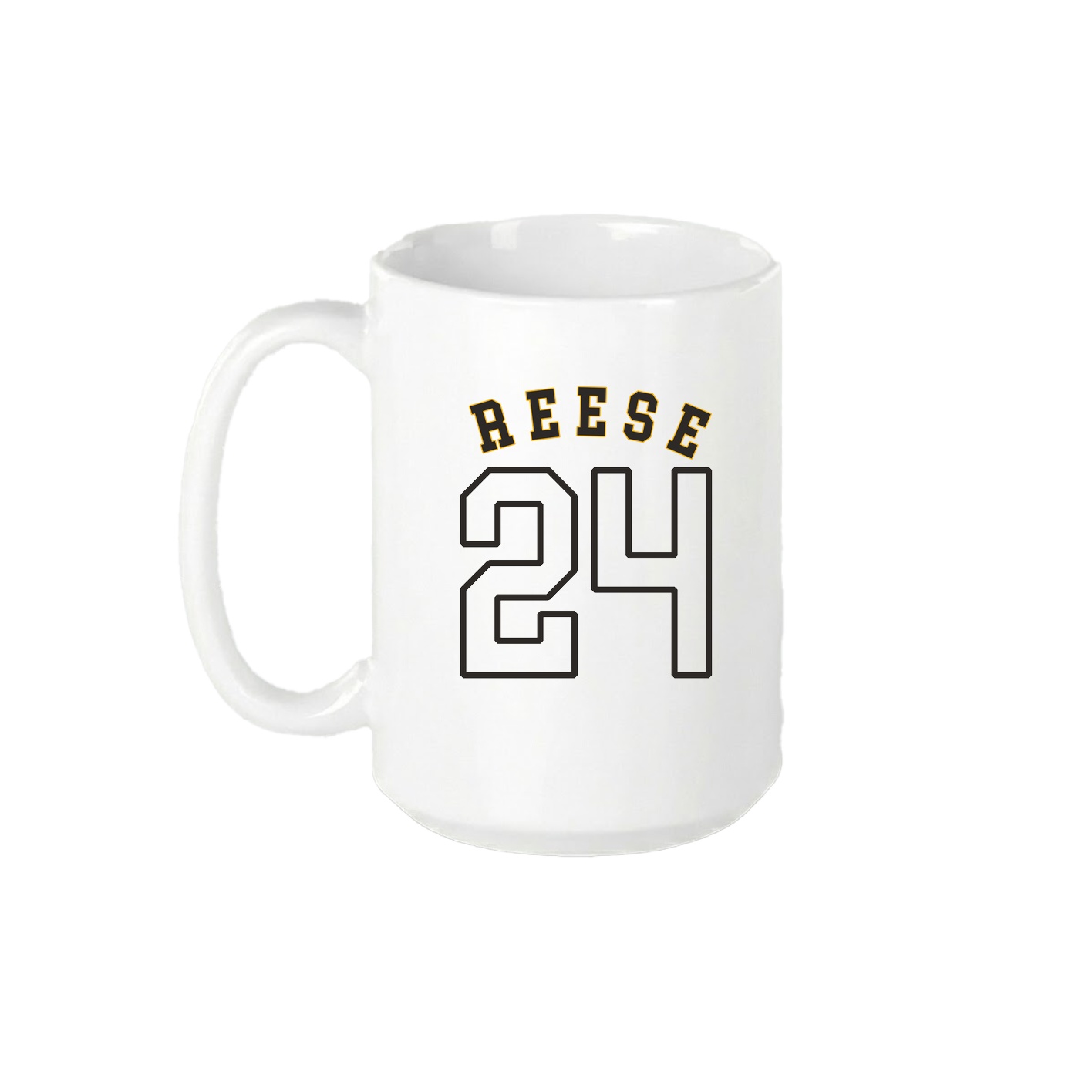 15oz Coffee Mug — Shirsey Arch in White
