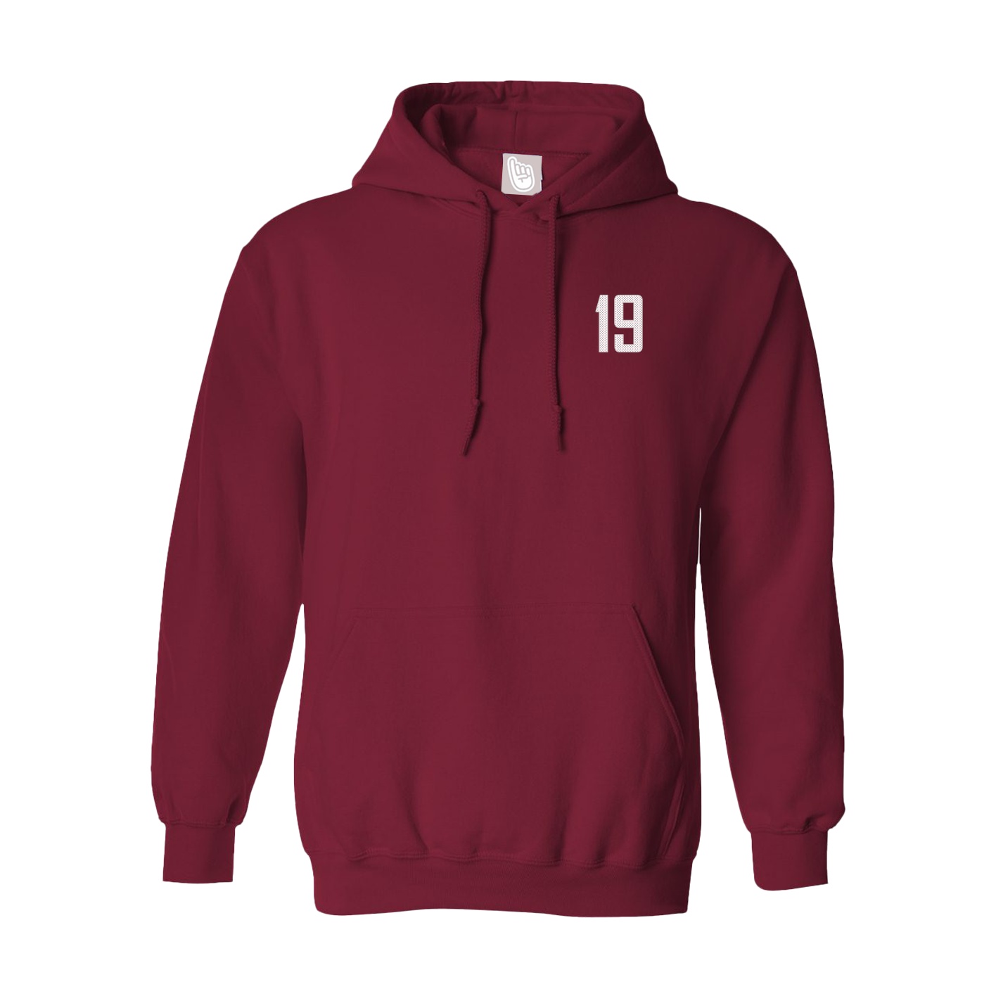 Hoodie — Front Shirsy in Cardinal