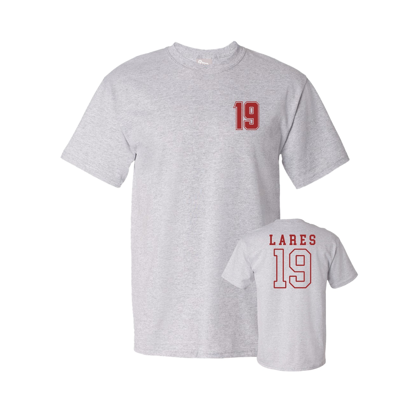 Tee — Chest Back in Grey
