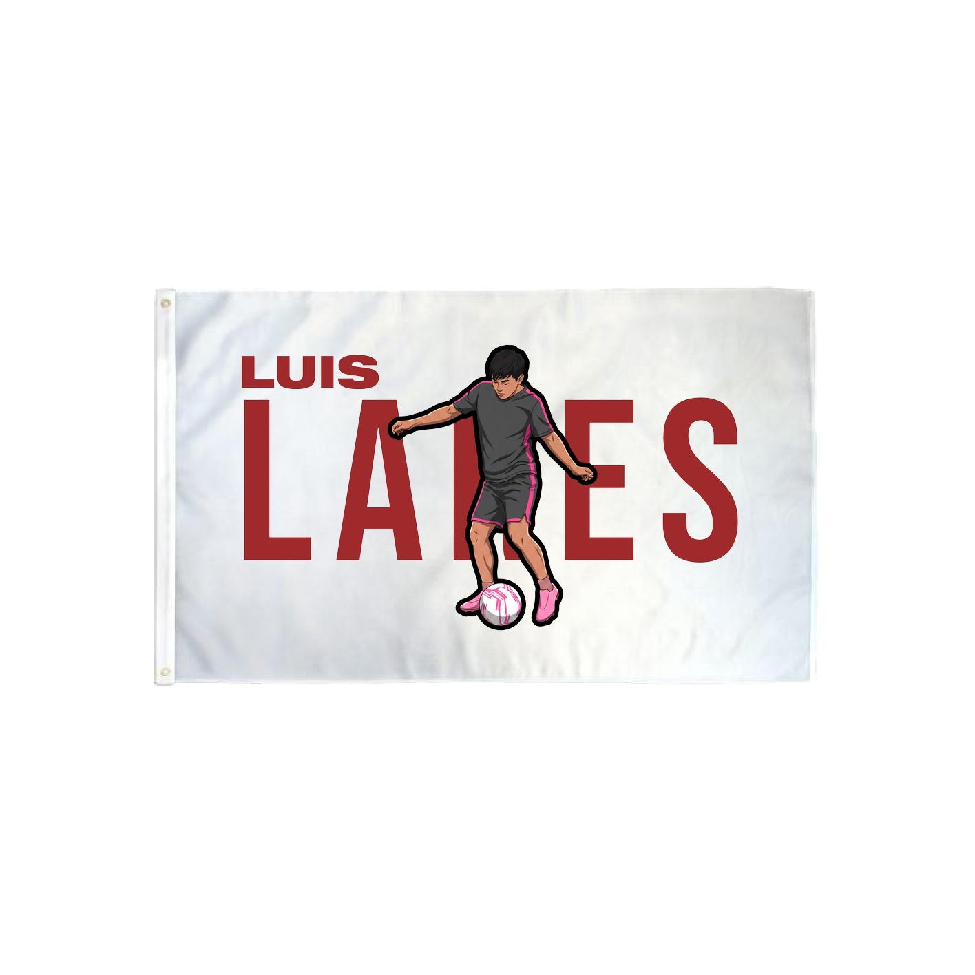 3x5 Flag — Player Name in Classic