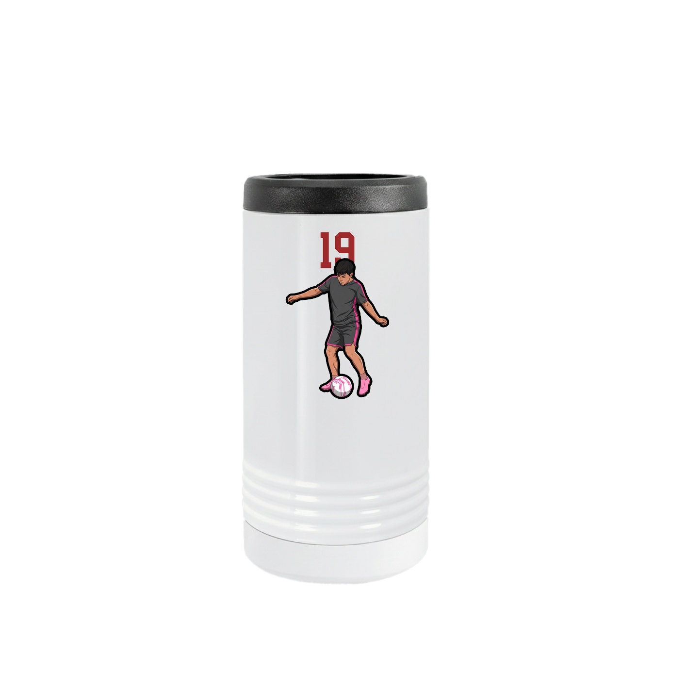 Slim Beverage Holder — Number Top in White