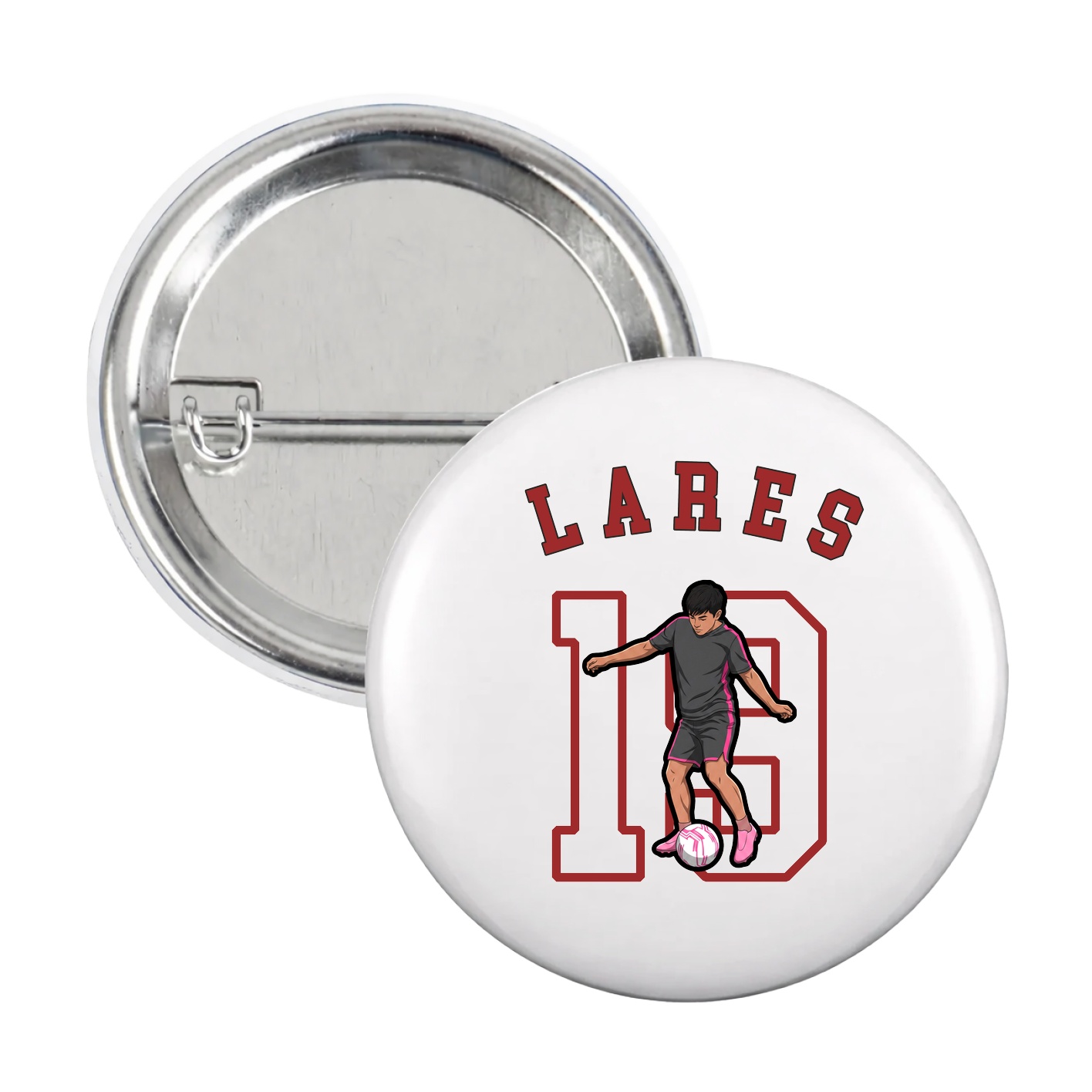 Game Day Button — Shirsey Arch in White