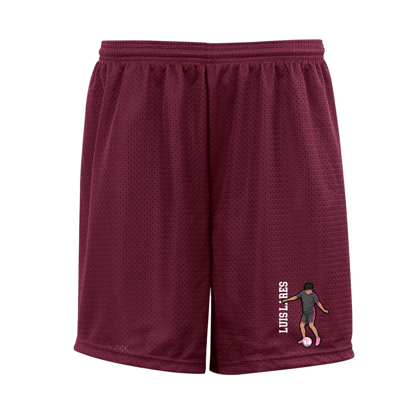 Shorts — Name Vertical in Cardinal