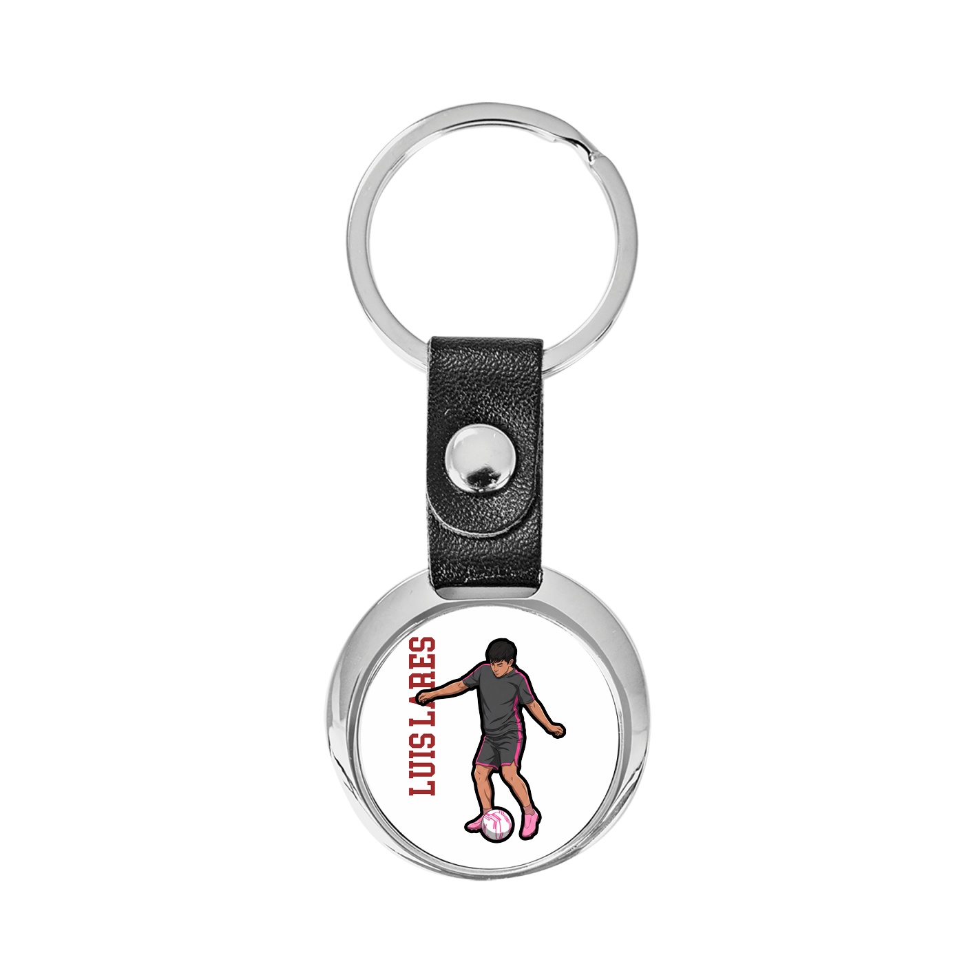 Key Chain — Name Vertical in Classic