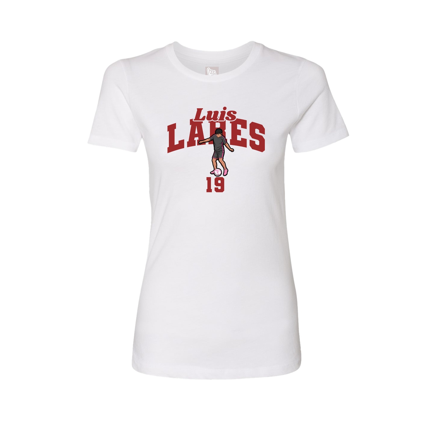 Womens Tee — Signature Arch in White
