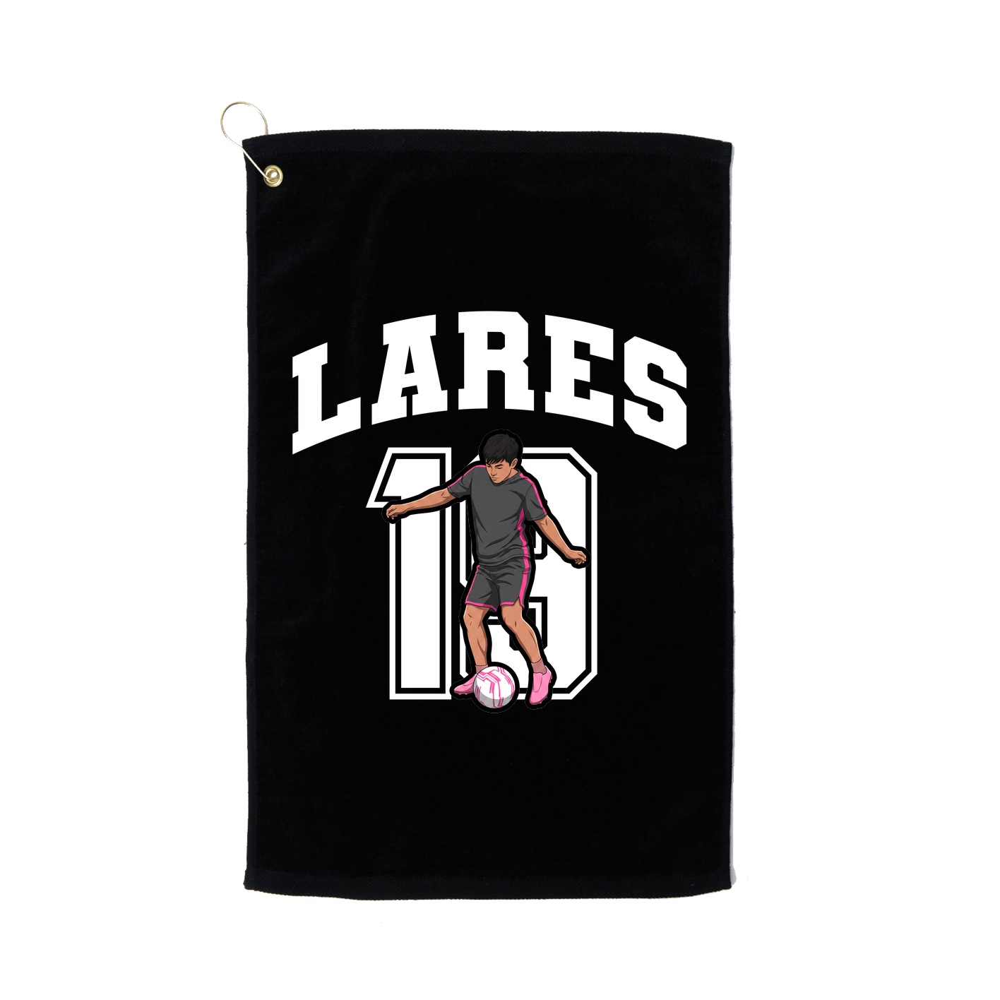 Golf Towel — Number in Black