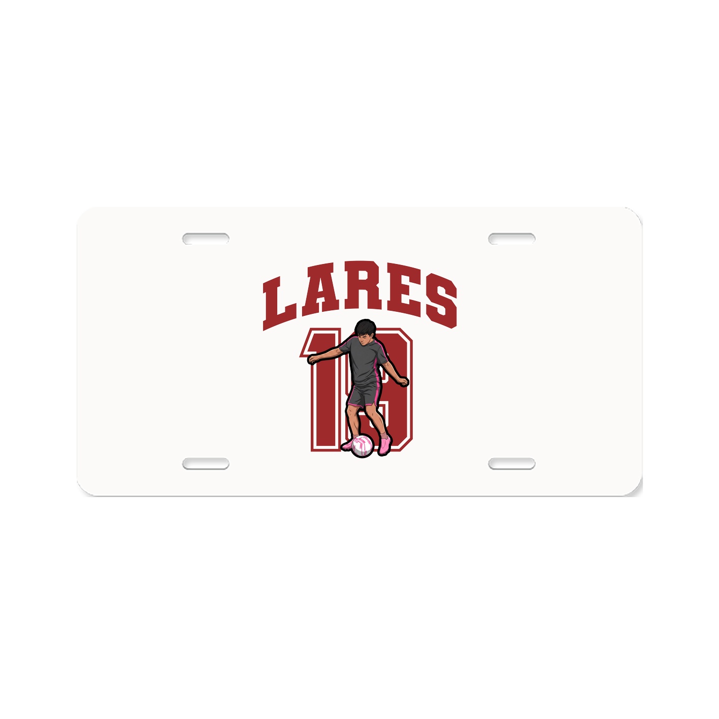 License Plate — Number in Classic