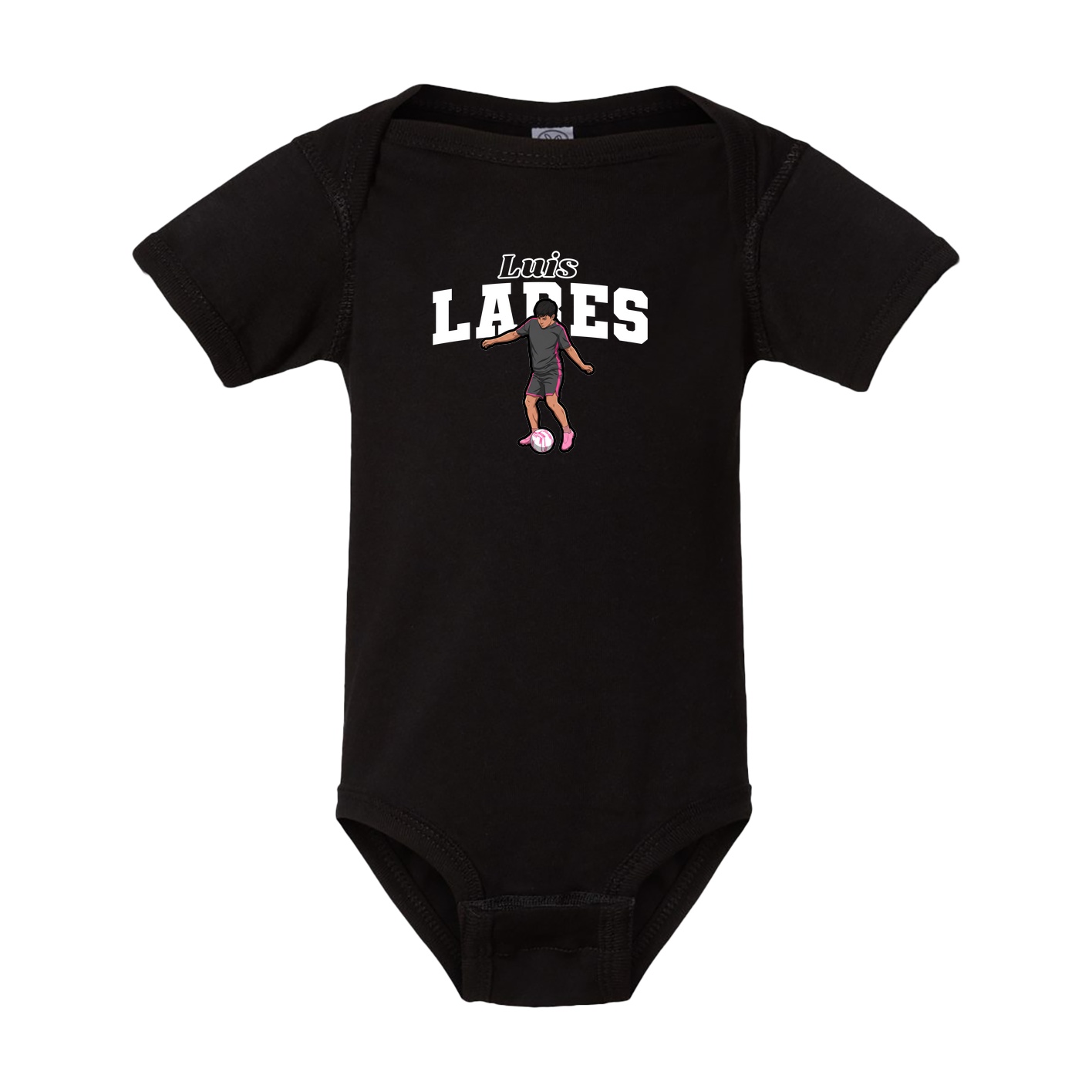 Baby Onesie — Name Arch in Black