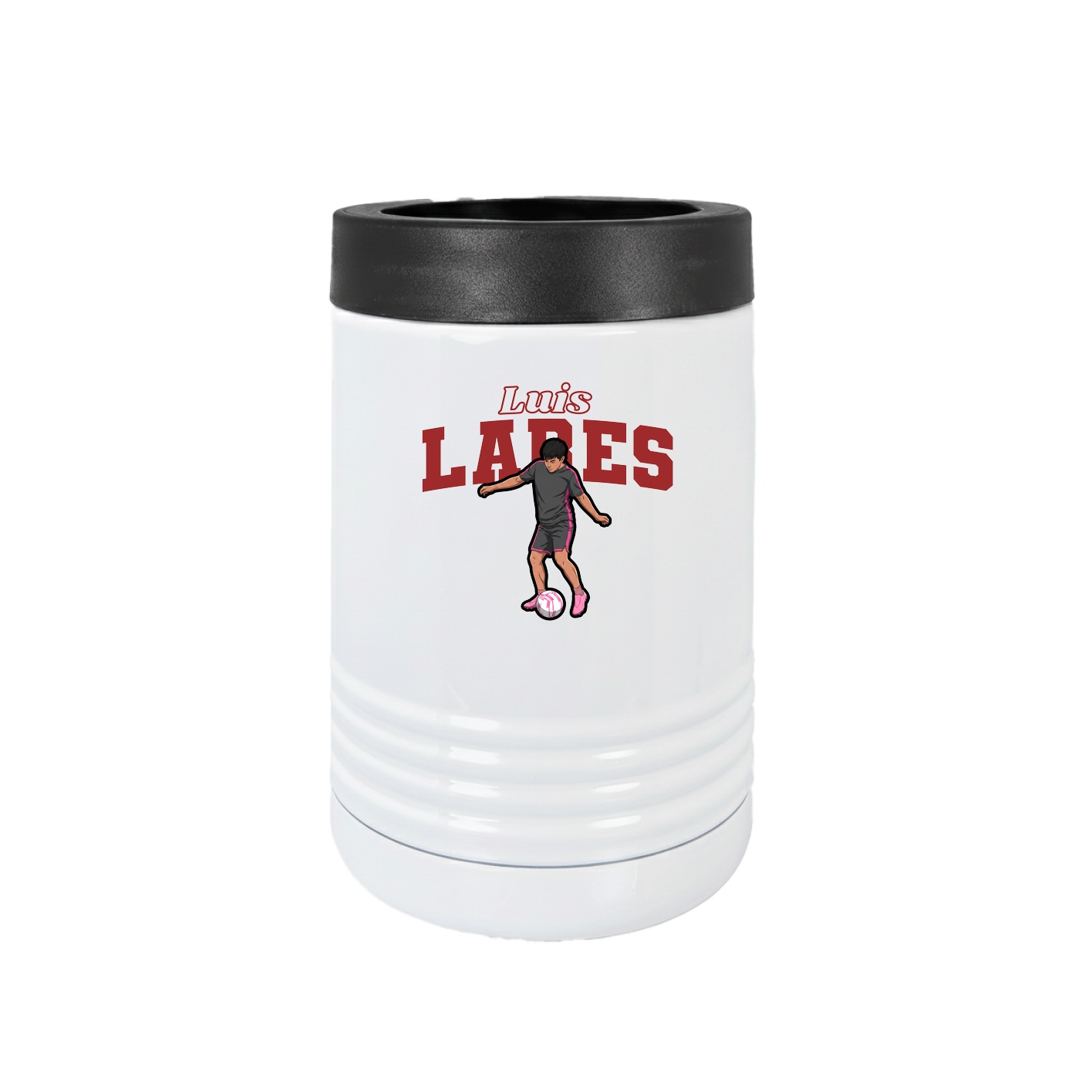 Beverage Holder — Name Arch in White