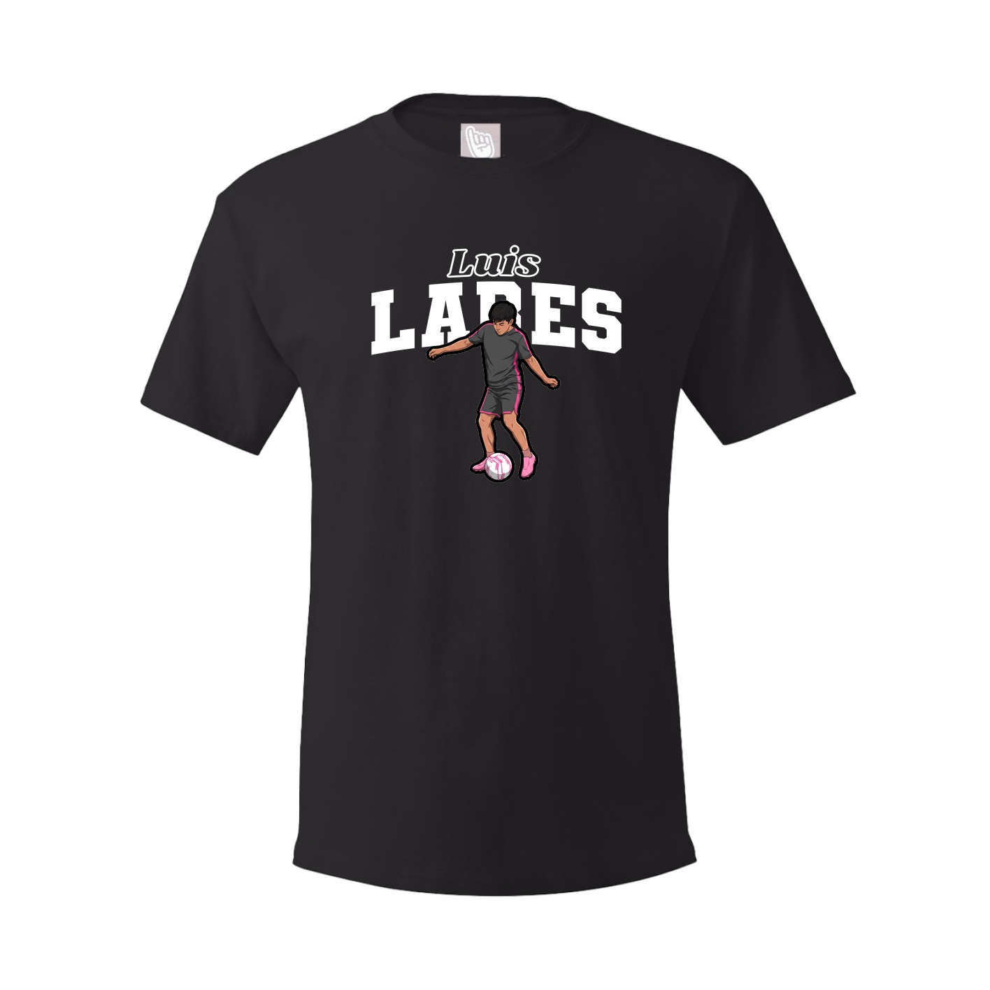 Youth Tee — Name Arch in Black