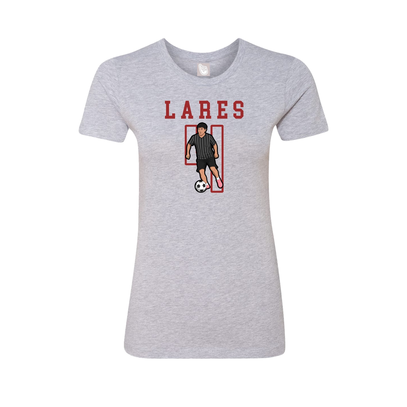 Fitted Women's Tee — Shirsey in Grey