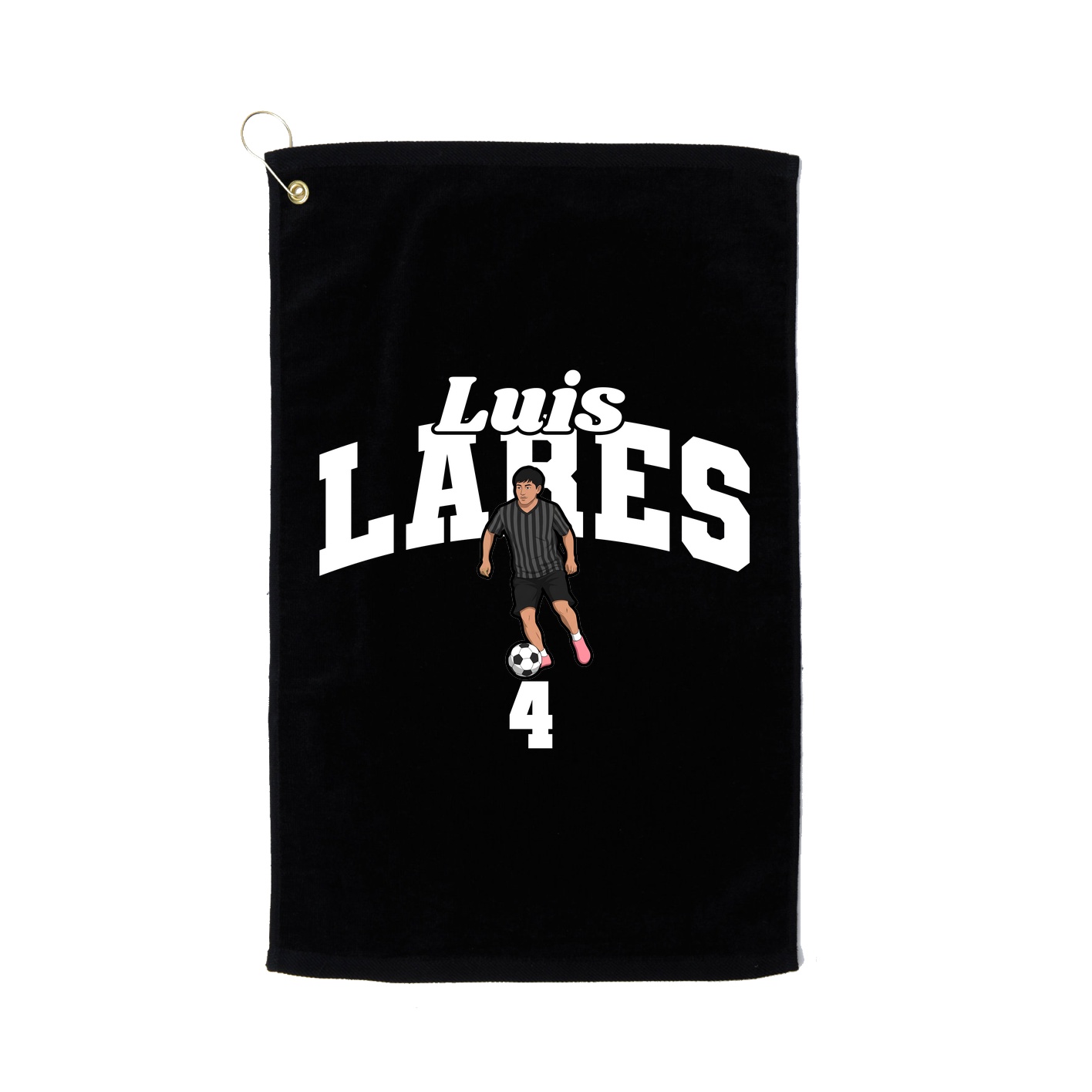 Golf Towel — Signature Arch in Black