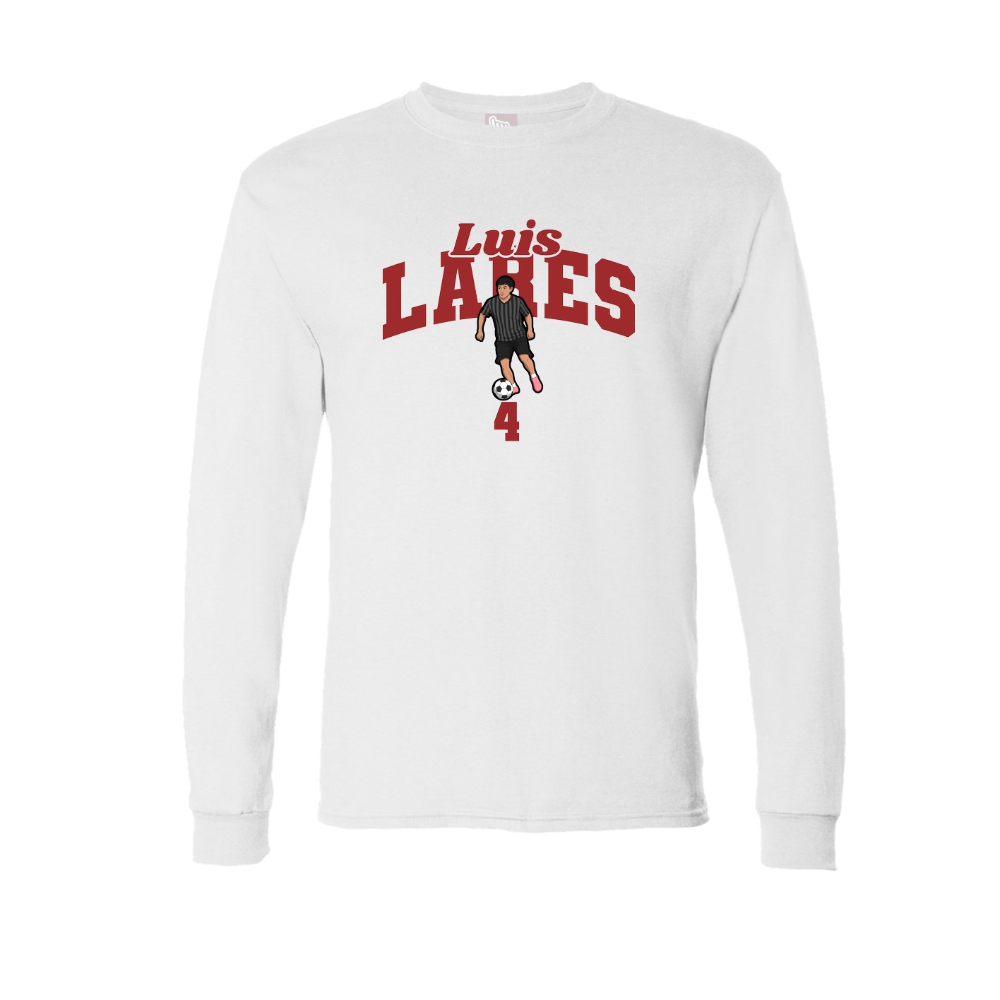 Long Sleeve Tee — Signature Arch in White