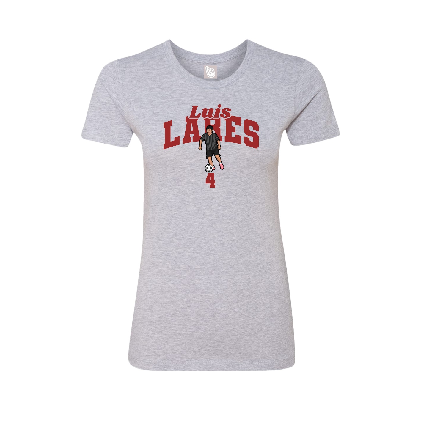 Womens Tee — Signature Arch in Grey