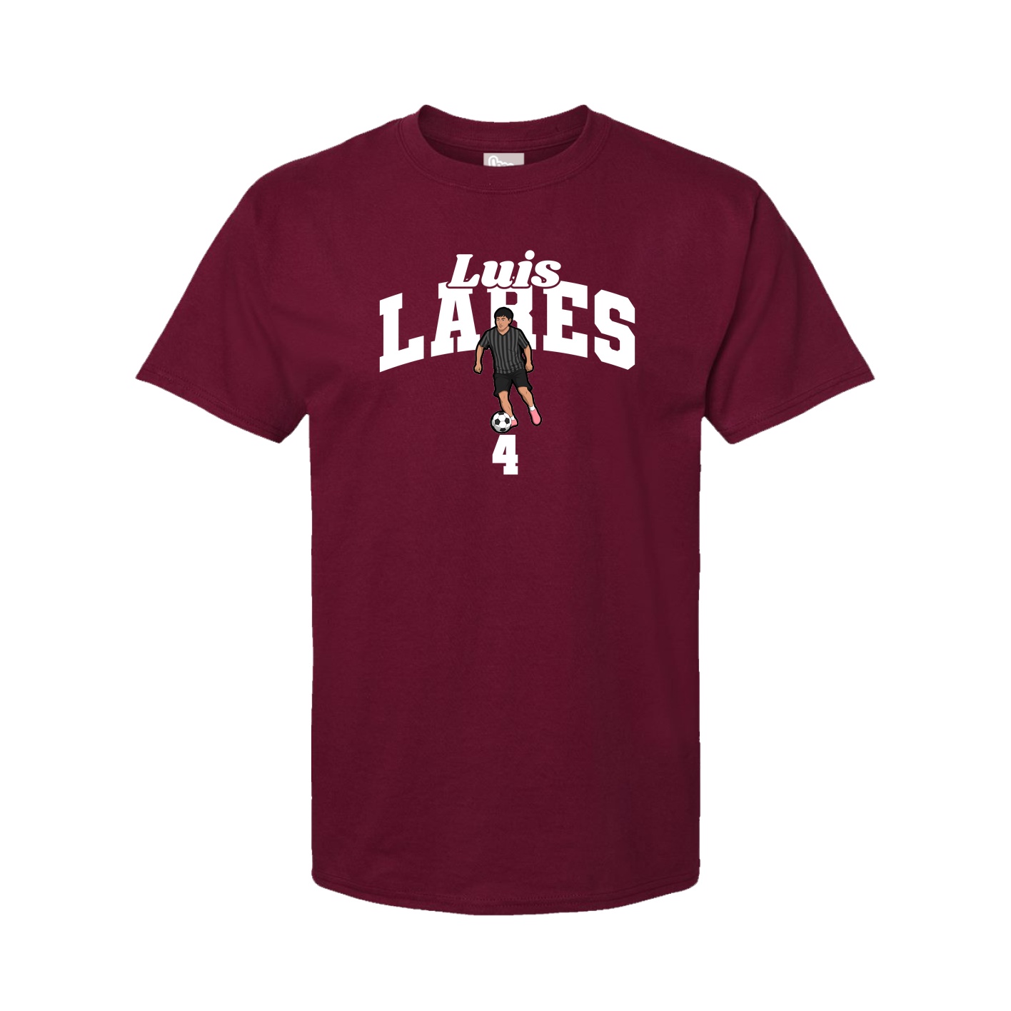 Youth Tee — Signature Arch in Cardinal