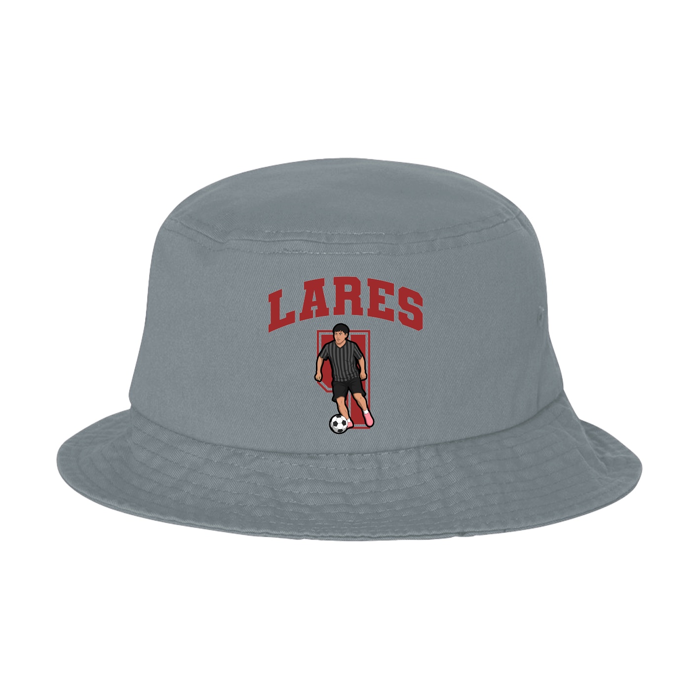 Bucket Cap — Number in Grey