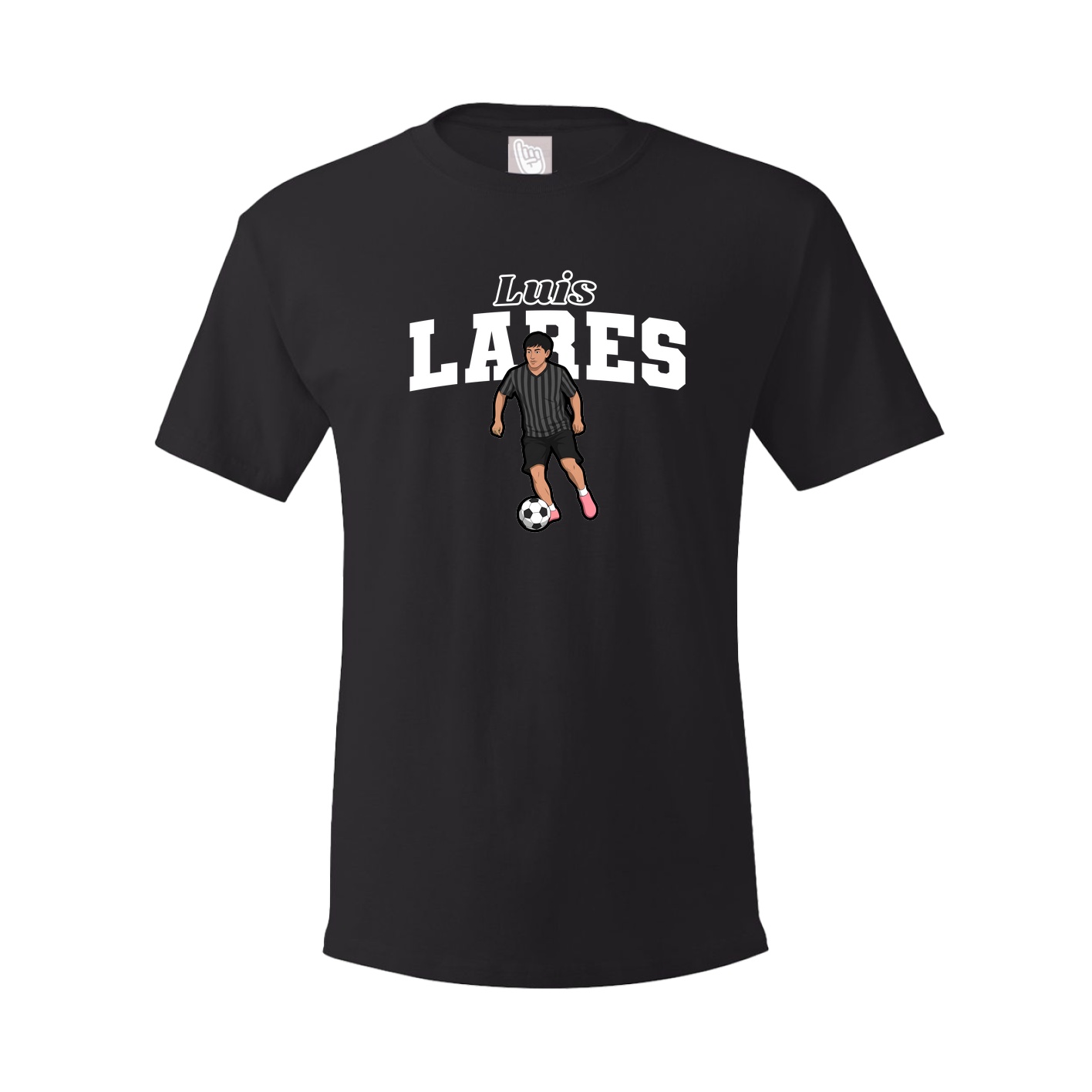 Youth Tee — Name Arch in Black