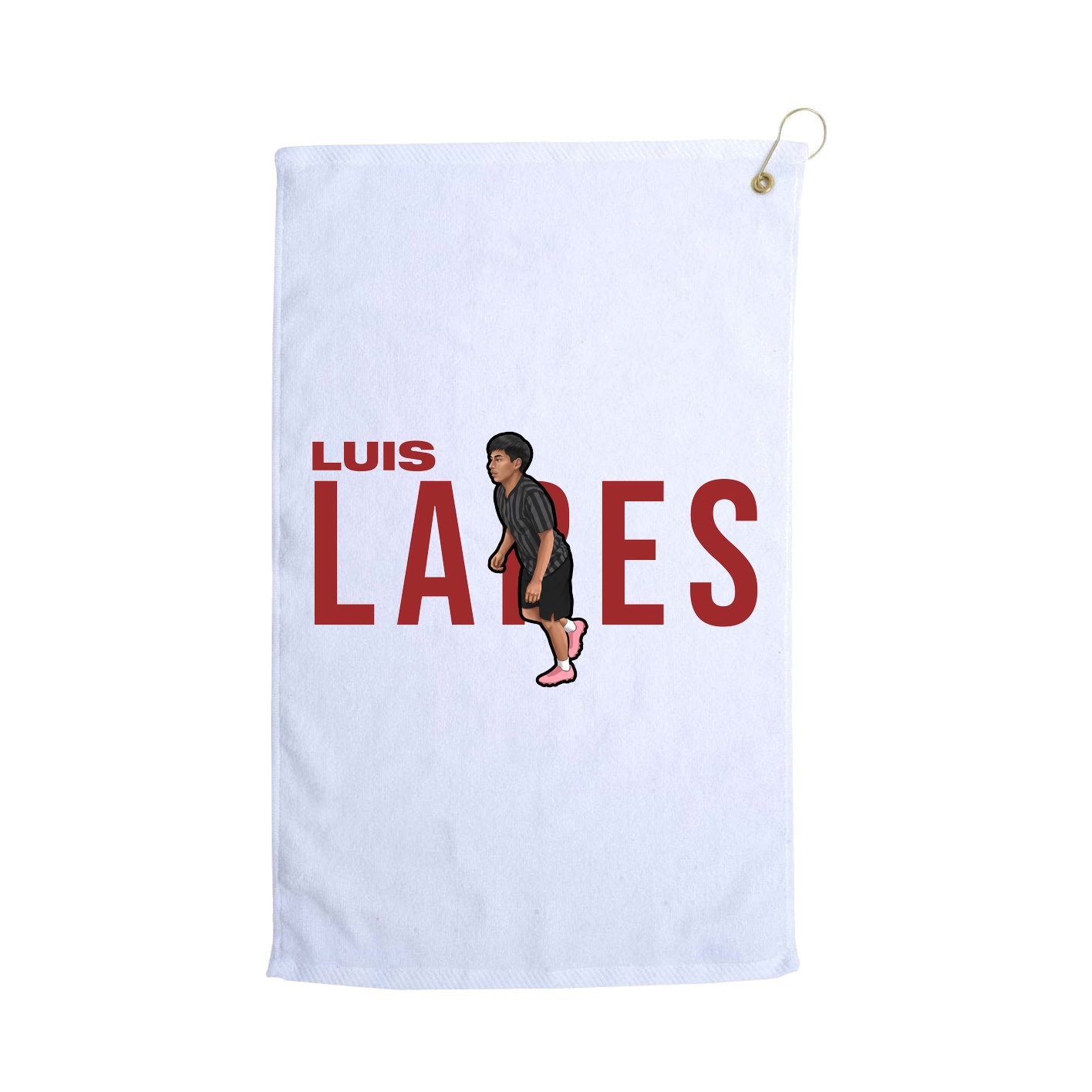 Golf Towel — Player Name in White