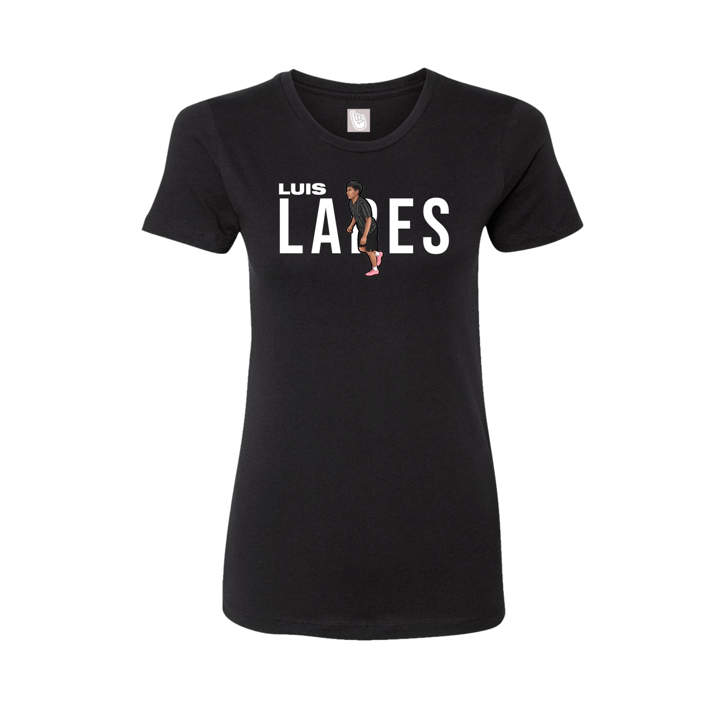 Womens Tee — Player Name in Black