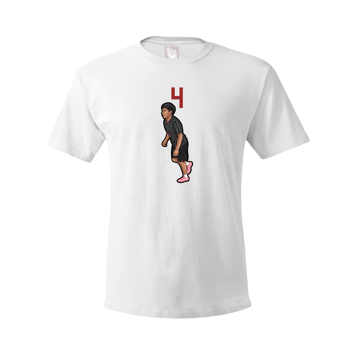 Tee — Number Top in White