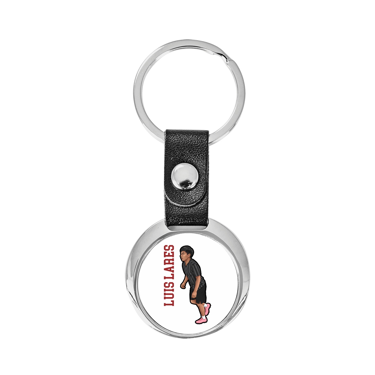 Key Chain — Name Vertical in Classic