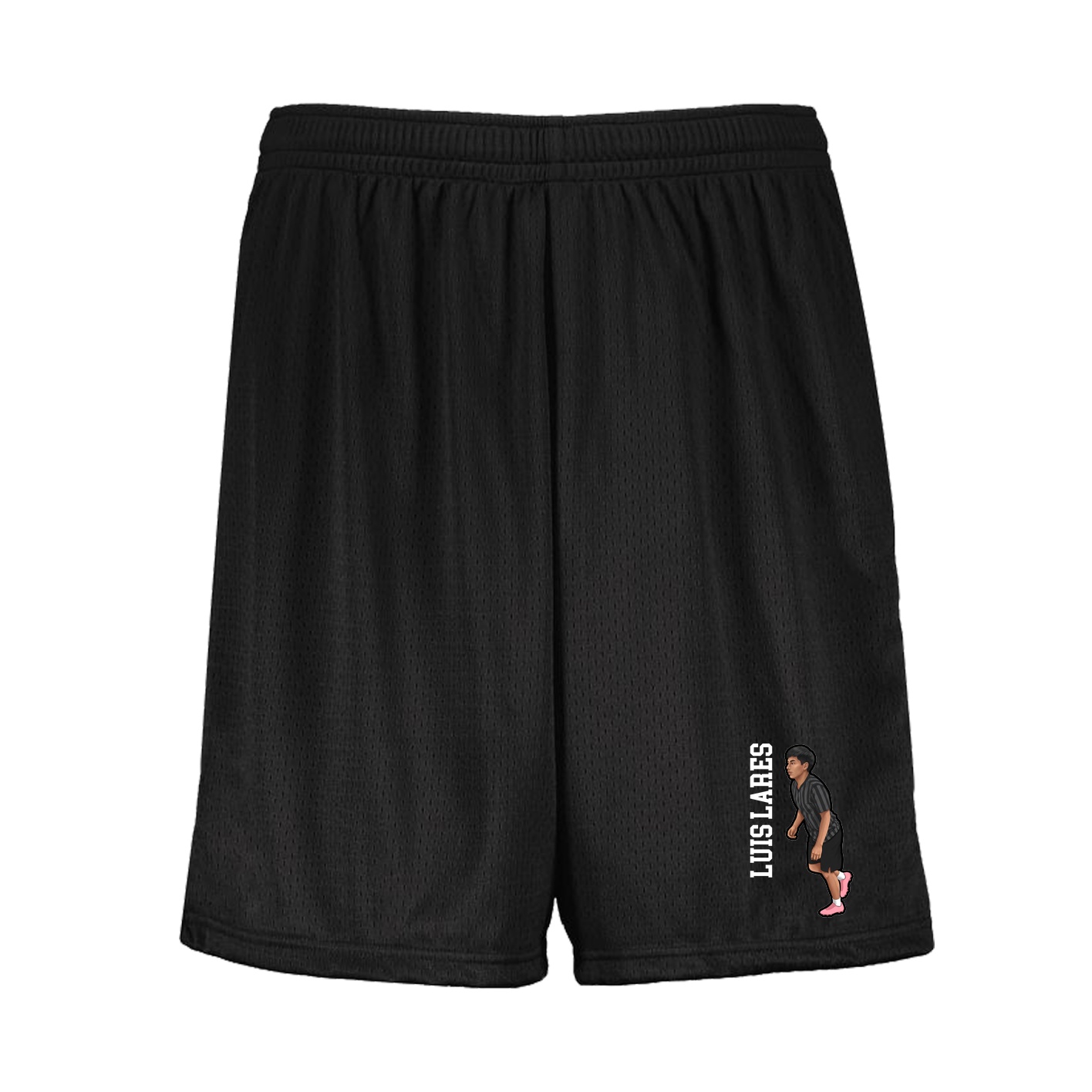 Shorts — Name Vertical in Black