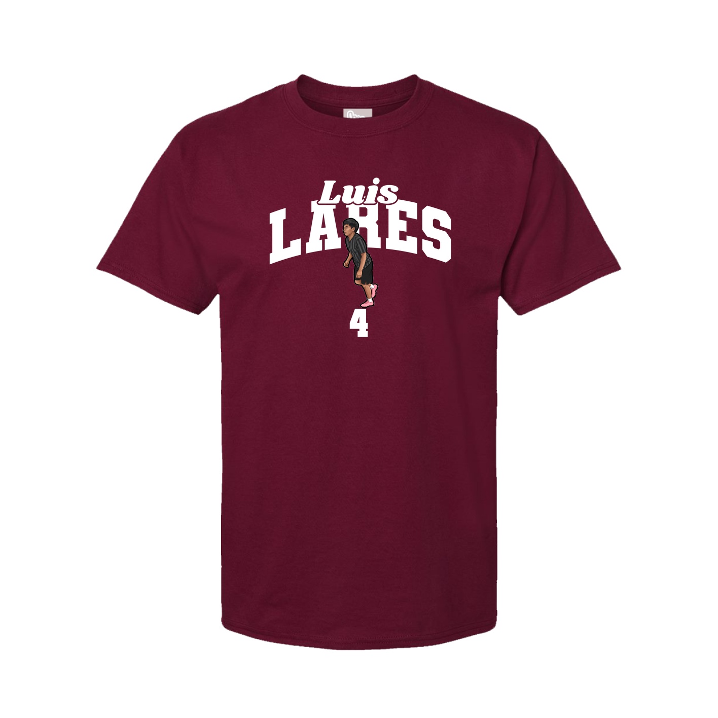 Tee — Signature Arch in Cardinal