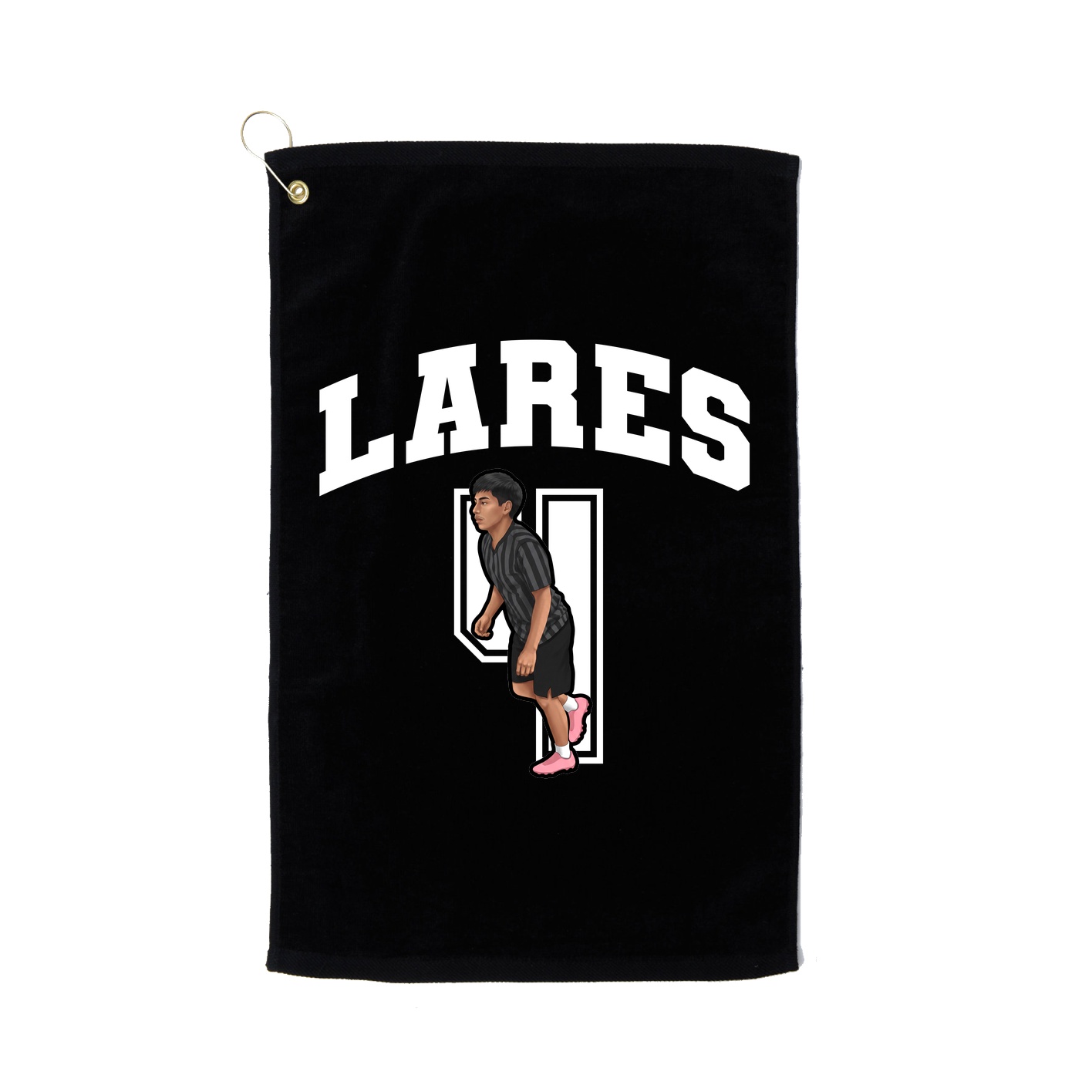 Golf Towel — Number in Black