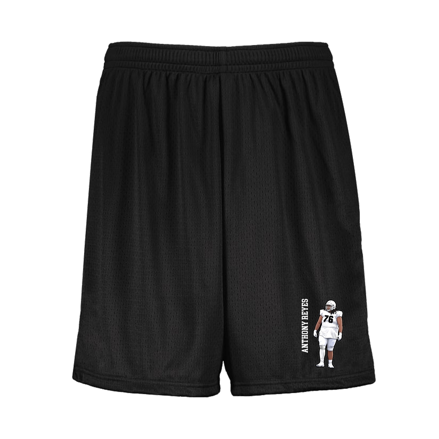 Shorts — Name Vertical in Black