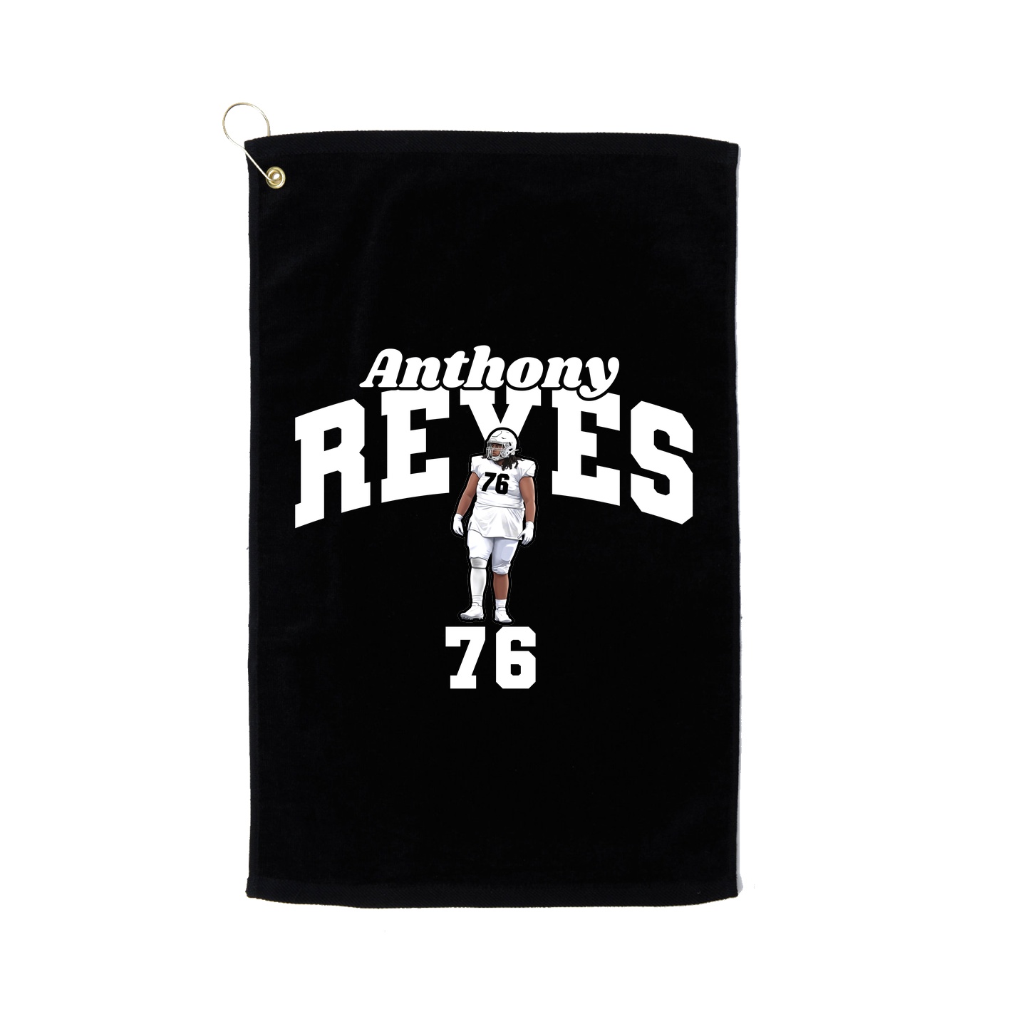 Golf Towel — Signature Arch in Black