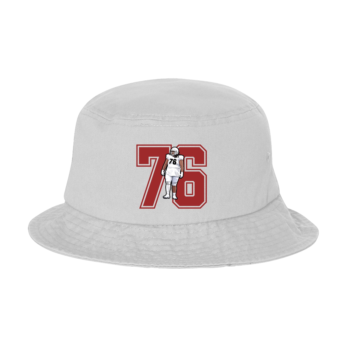 Bucket Cap — Number in White