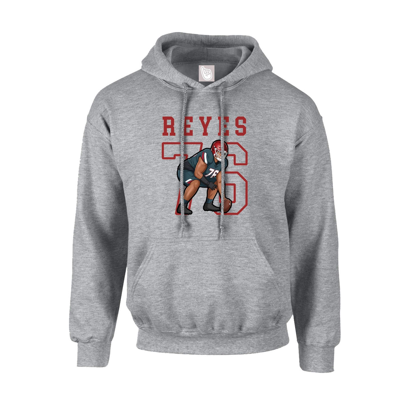 Hoodie — Shirsey in Grey